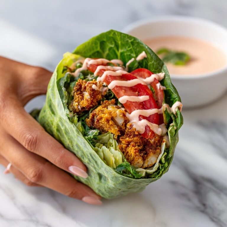 Chicken Caesar Salad Lettuce Wraps Recipe