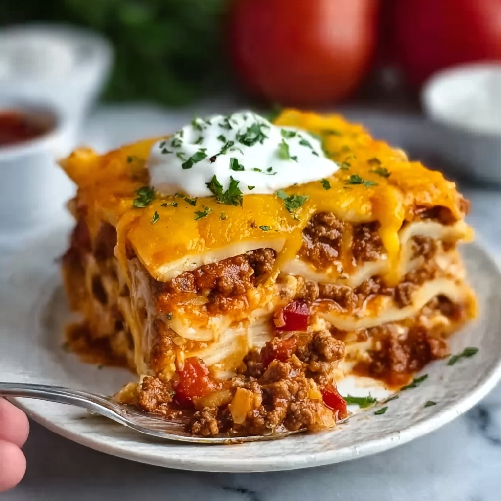 Beef Lombardi Casserole Recipe - Recipe Image