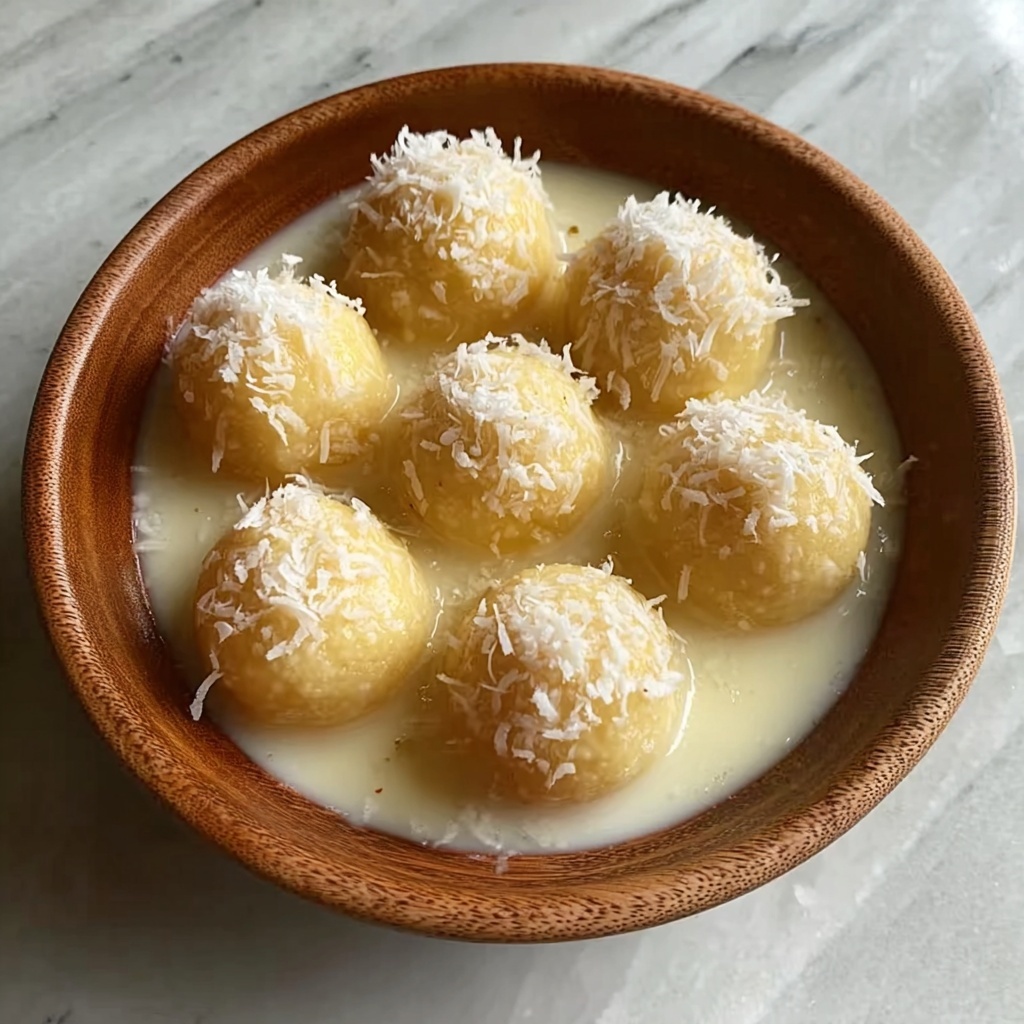 Easy Coconut Condensed Milk Balls Recipe - Recipe Image