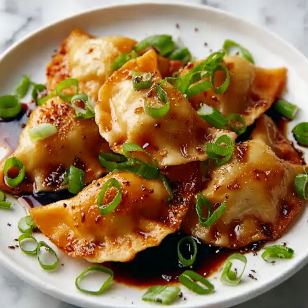 Chile Relleno Wontons with Jalapeño Soy Sauce Recipe - Recipe Image