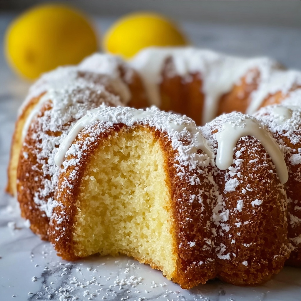 Italian Lemon Pound Cake Recipe - Recipe Image