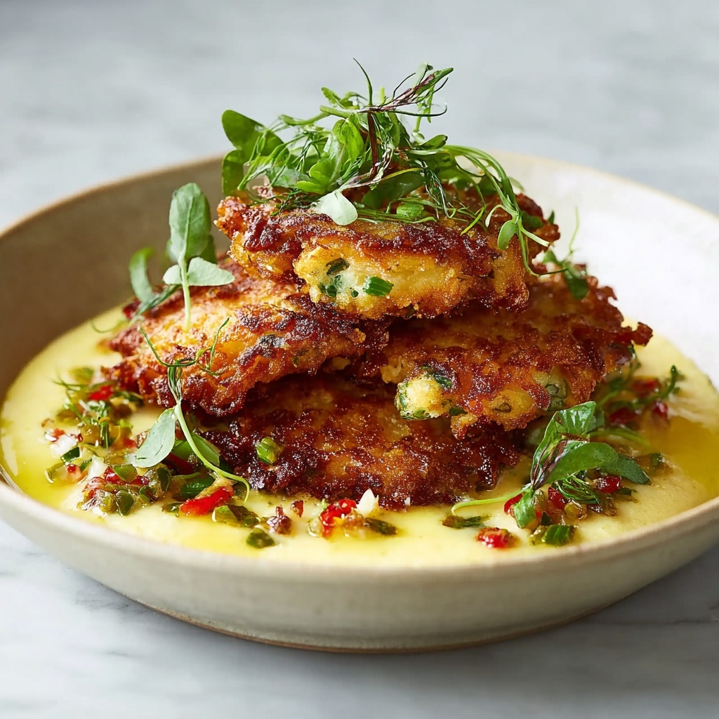 Zucchini & Polenta Fritters Recipe - Recipe Image