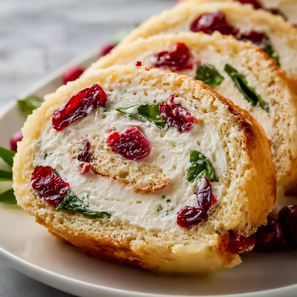 Turkey Cranberry Pinwheels Recipe - Recipe Image