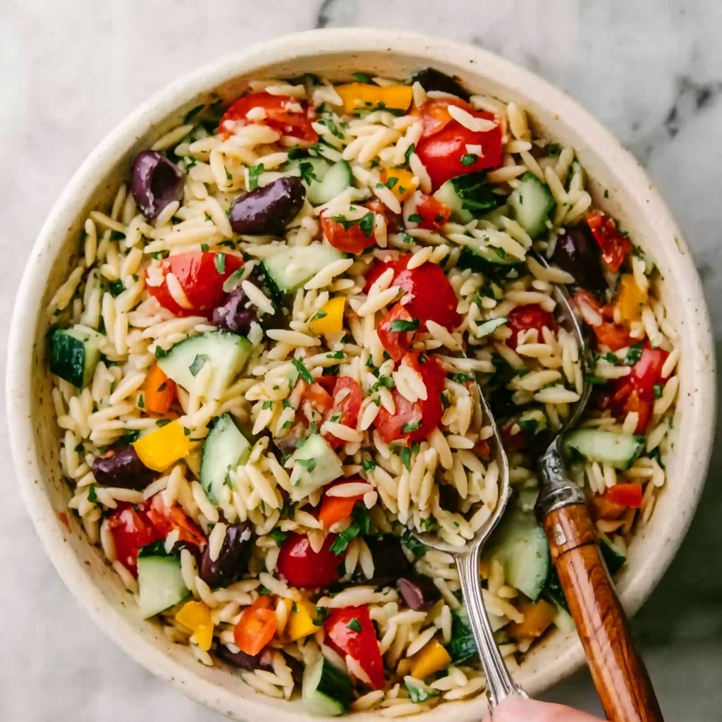 Orzo Pasta Salad Recipe - Recipe Image