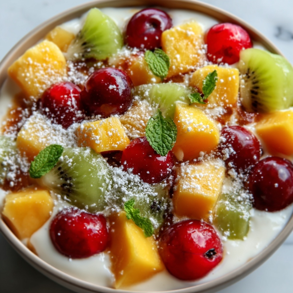 Cheesecake Fruit Salad Recipe - Recipe Image