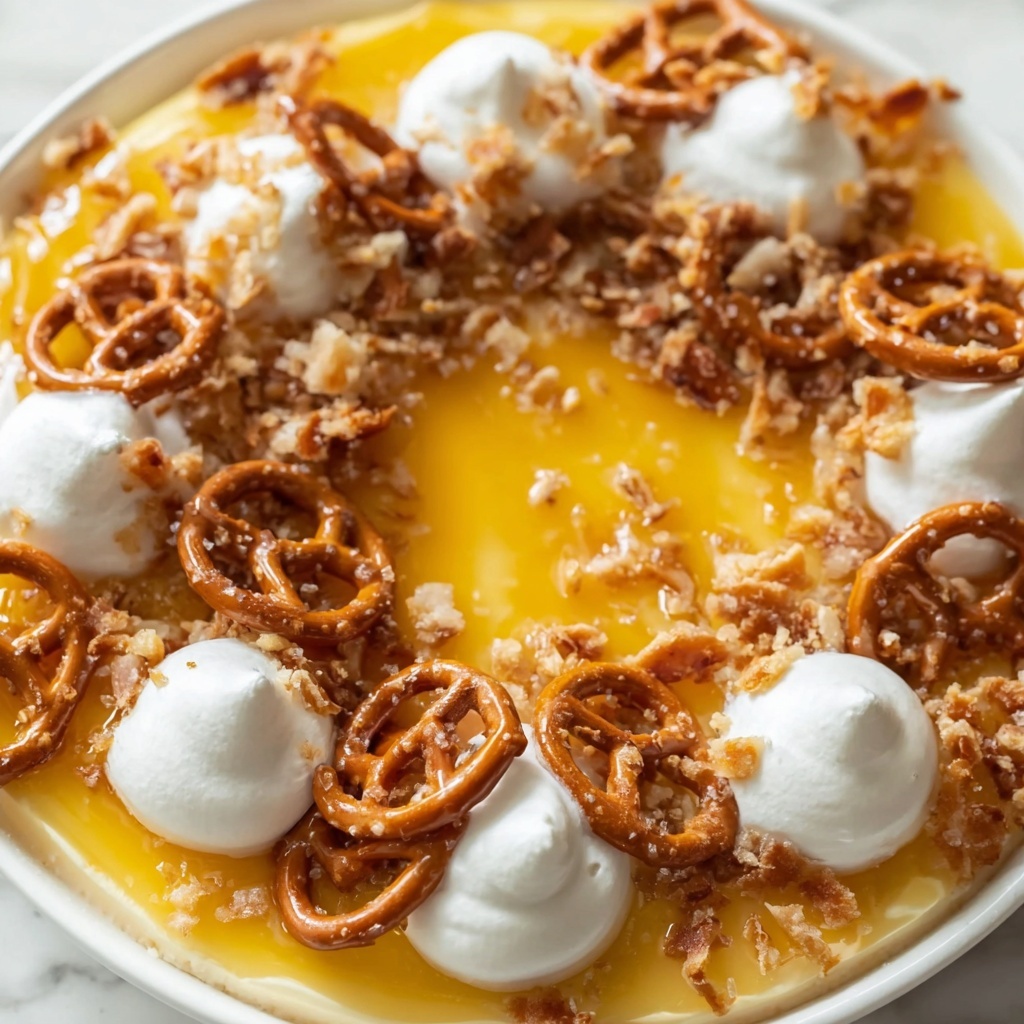 Lemon Pretzel Salad Recipe - Recipe Image