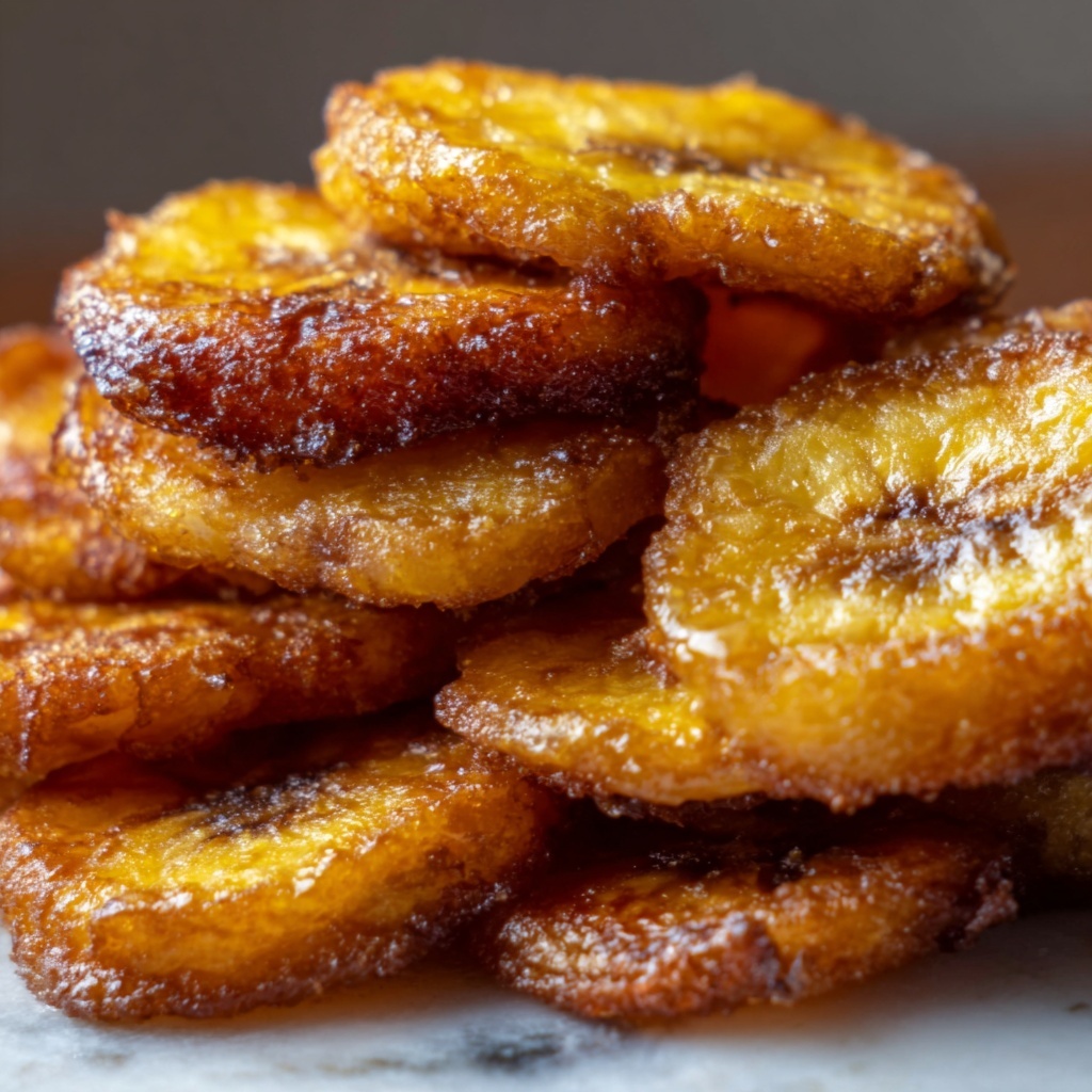 Crispy Tostones (Fried Plantain Chips) Recipe - Recipe Image