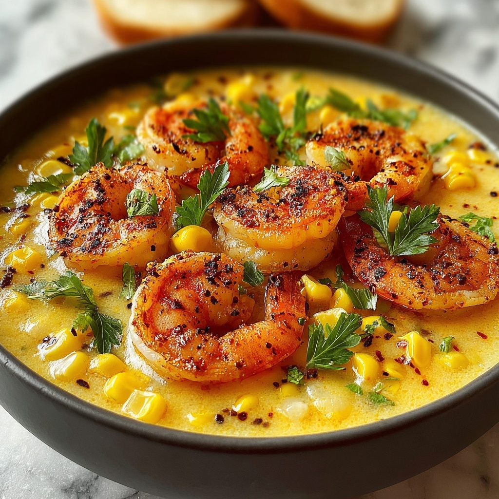 Creamy Shrimp and Corn Bisque Recipe - Recipe Image