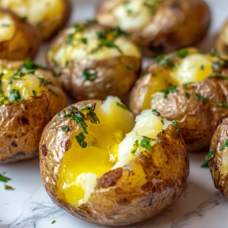 Herb and Garlic Baked Potatoes Recipe
