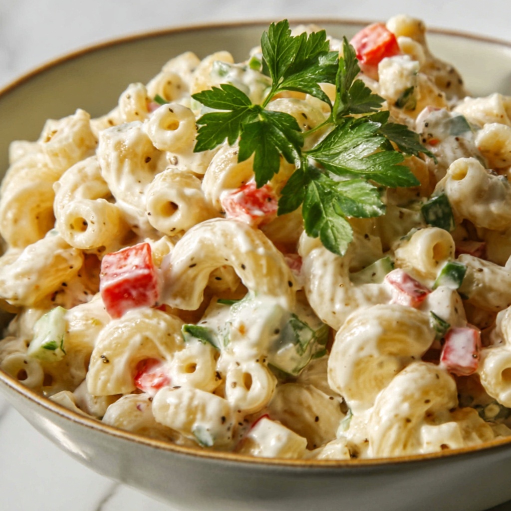 Small Macaroni Salad Recipe - Recipe Image