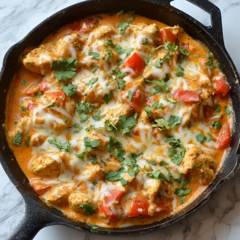 Skillet Chicken Con Queso Recipe