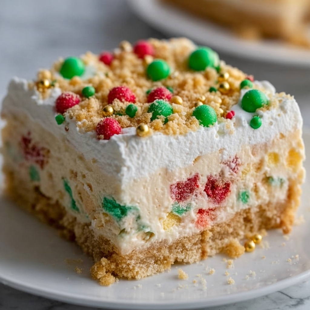 Easy Christmas Cookie Lush: Festive No-Bake Holiday Dessert Recipe - Recipe Image