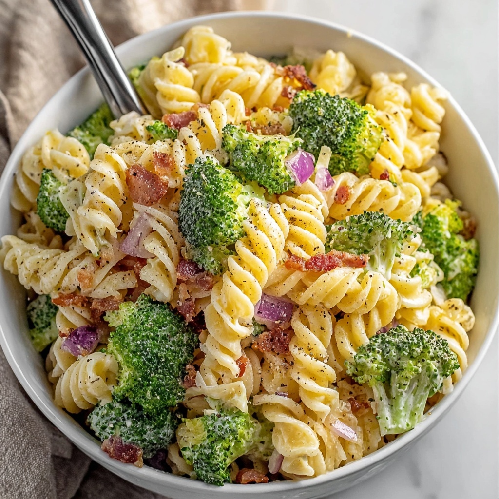 Broccoli Pasta Salad with Sun-Dried Tomatoes, Kalamata Olives, and Feta Recipe - Recipe Image