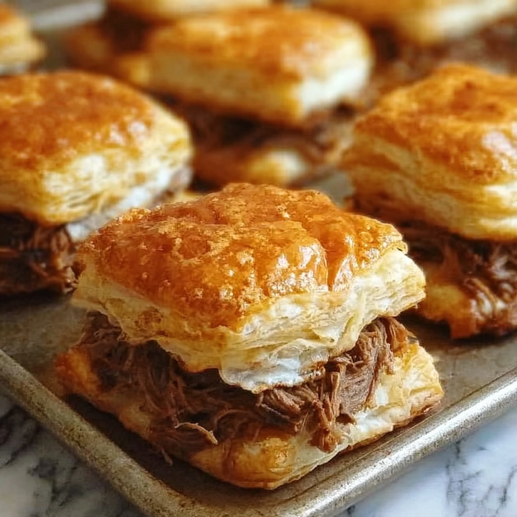 Baked French Dip Biscuits with Dipping Broth Recipe - Recipe Image