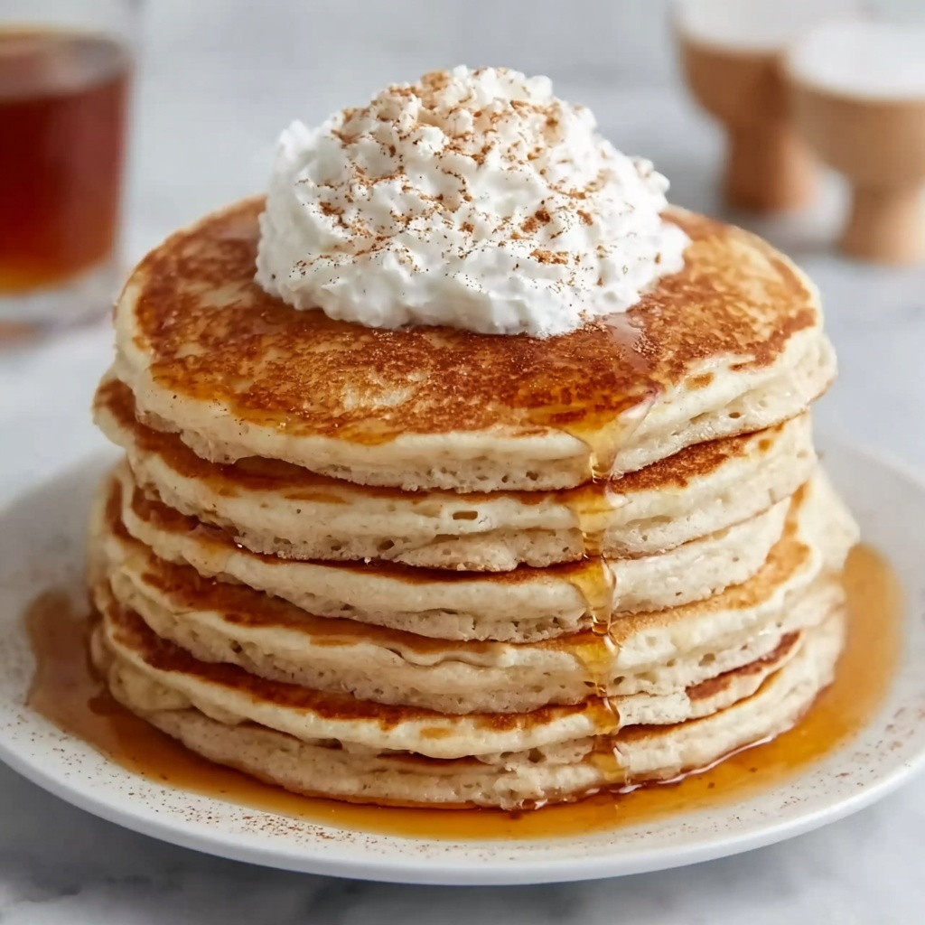 Low-Calorie Protein Pancakes with Cinnamon and Greek Yogurt Recipe - Recipe Image