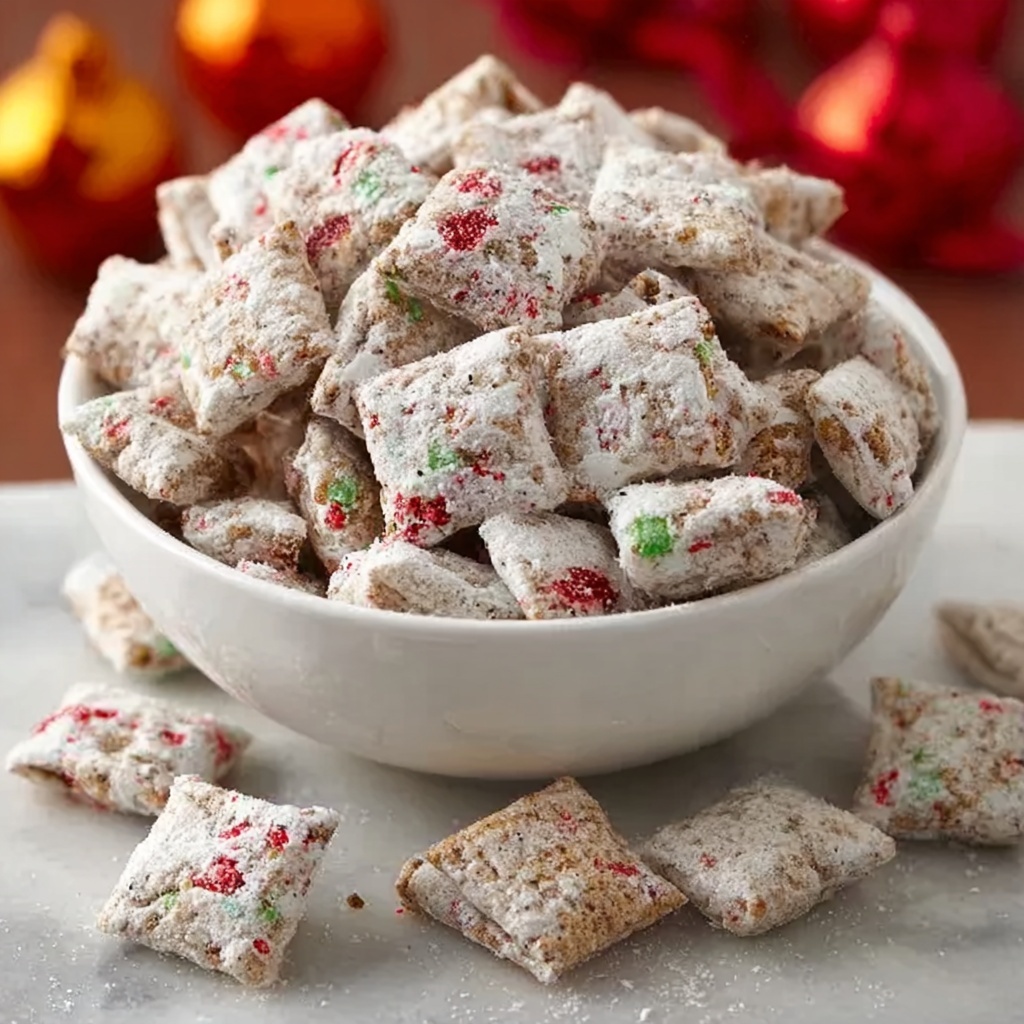 Reindeer Food (Christmas Puppy Chow) Recipe - Recipe Image