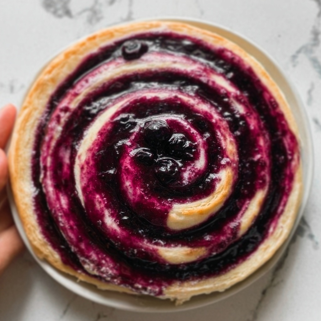 Blackberry Sweet Rolls with Cream Cheese Glaze Recipe - Recipe Image