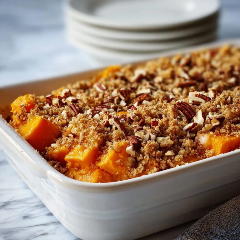 Sweet Potato Casserole with Pecan Topping Recipe