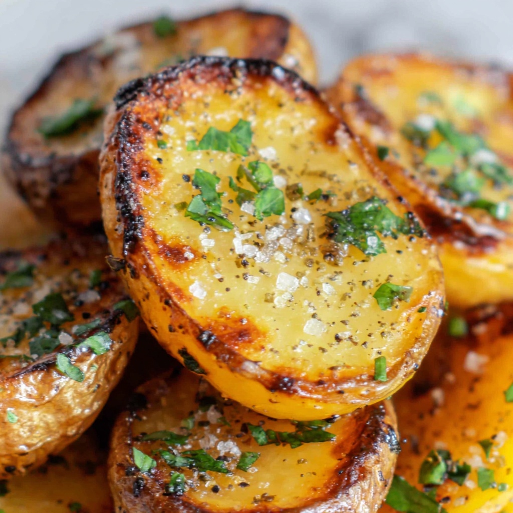 Grilled Garlic Herb Potatoes Recipe - Recipe Image