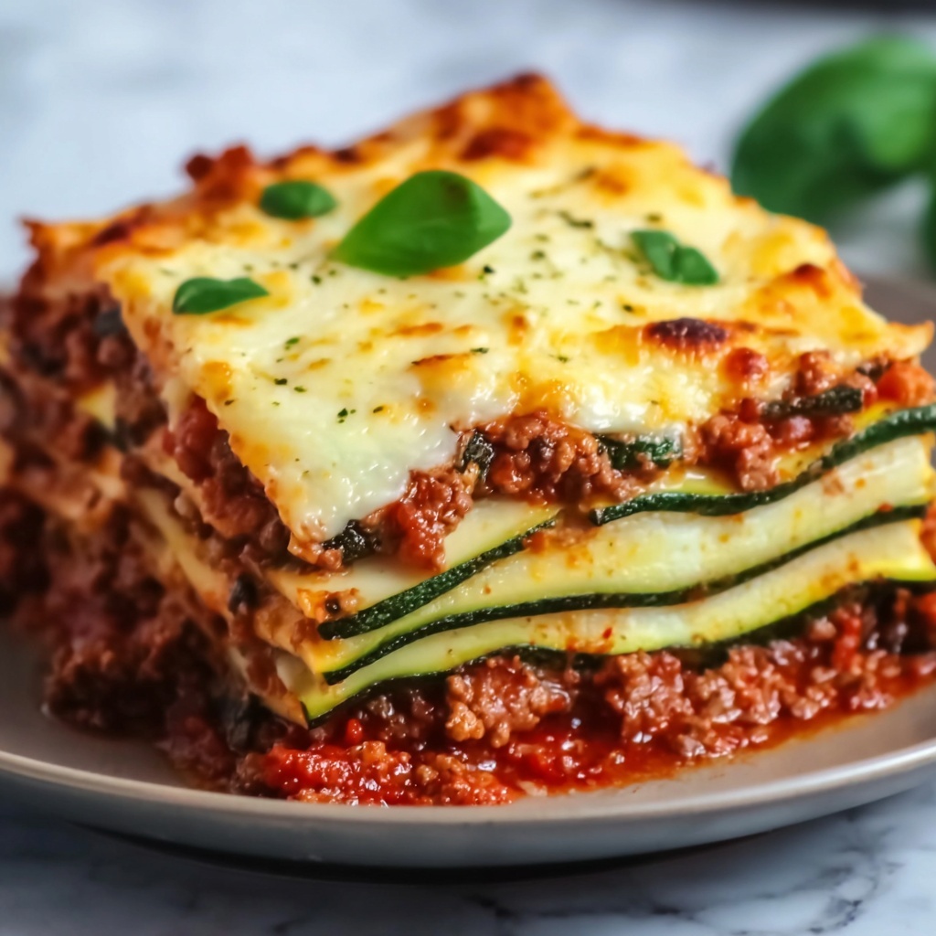 Zucchini Noodle Lasagna Recipe - Recipe Image