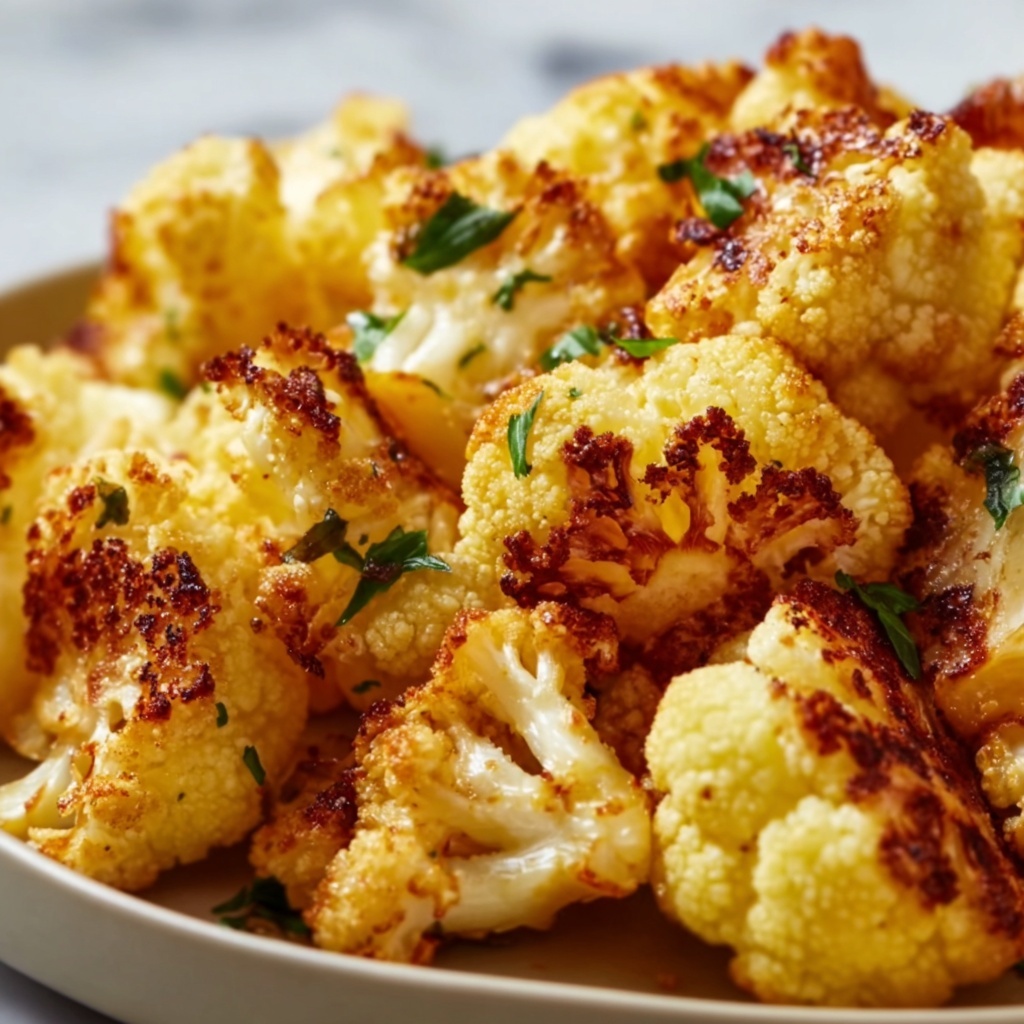 Golden Crispy Cauliflower Bites Recipe - Recipe Image