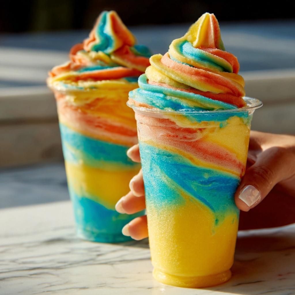 Tropical Sherbet Swirl Recipe - Recipe Image