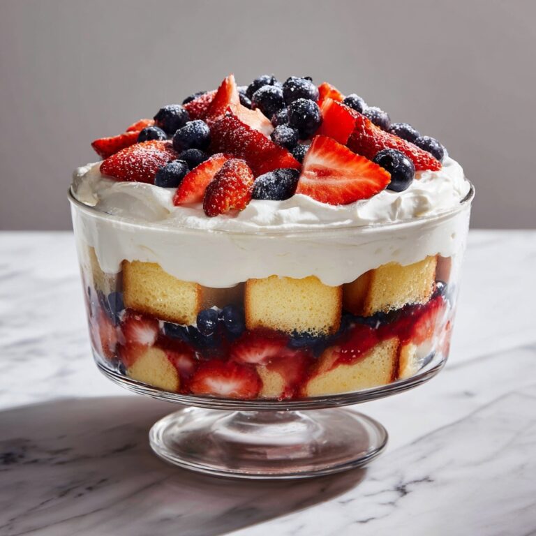 All-American Strawberry and Blueberry Trifle Recipe