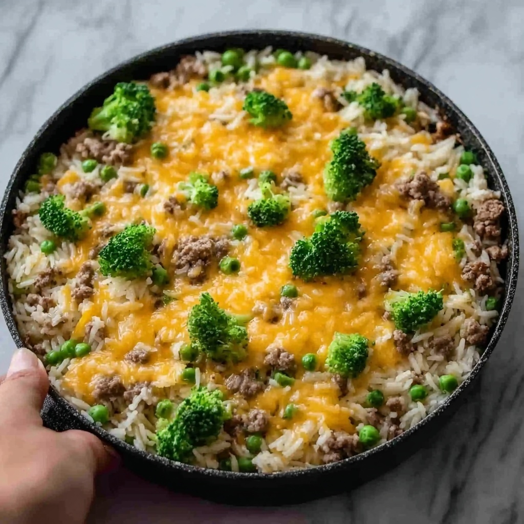 Cheesy Turkey Rice Recipe - Recipe Image