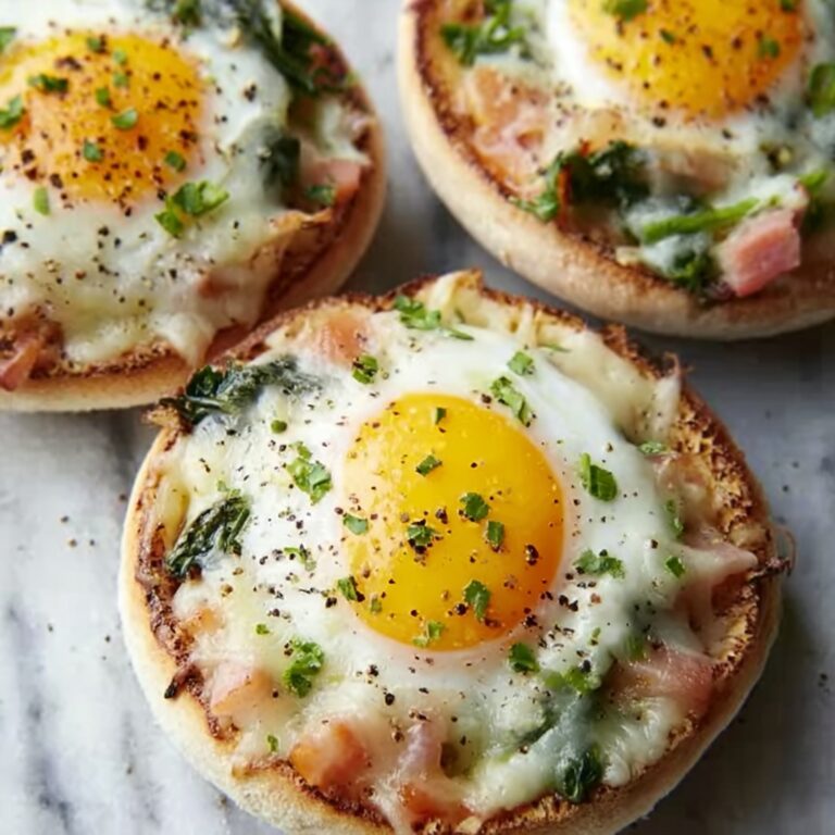 English Muffin Breakfast Pizzas Recipe