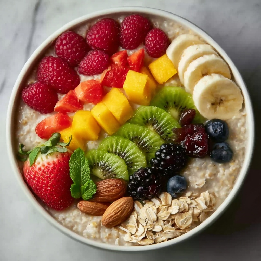 Oatmeal with Fruits and Nuts Recipe - Recipe Image