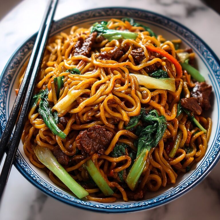 Easy Homemade Lo Mein Noodles Stir-Fry Recipe