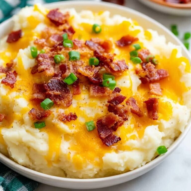 Cheesy Bacon Mashed Potatoes Recipe