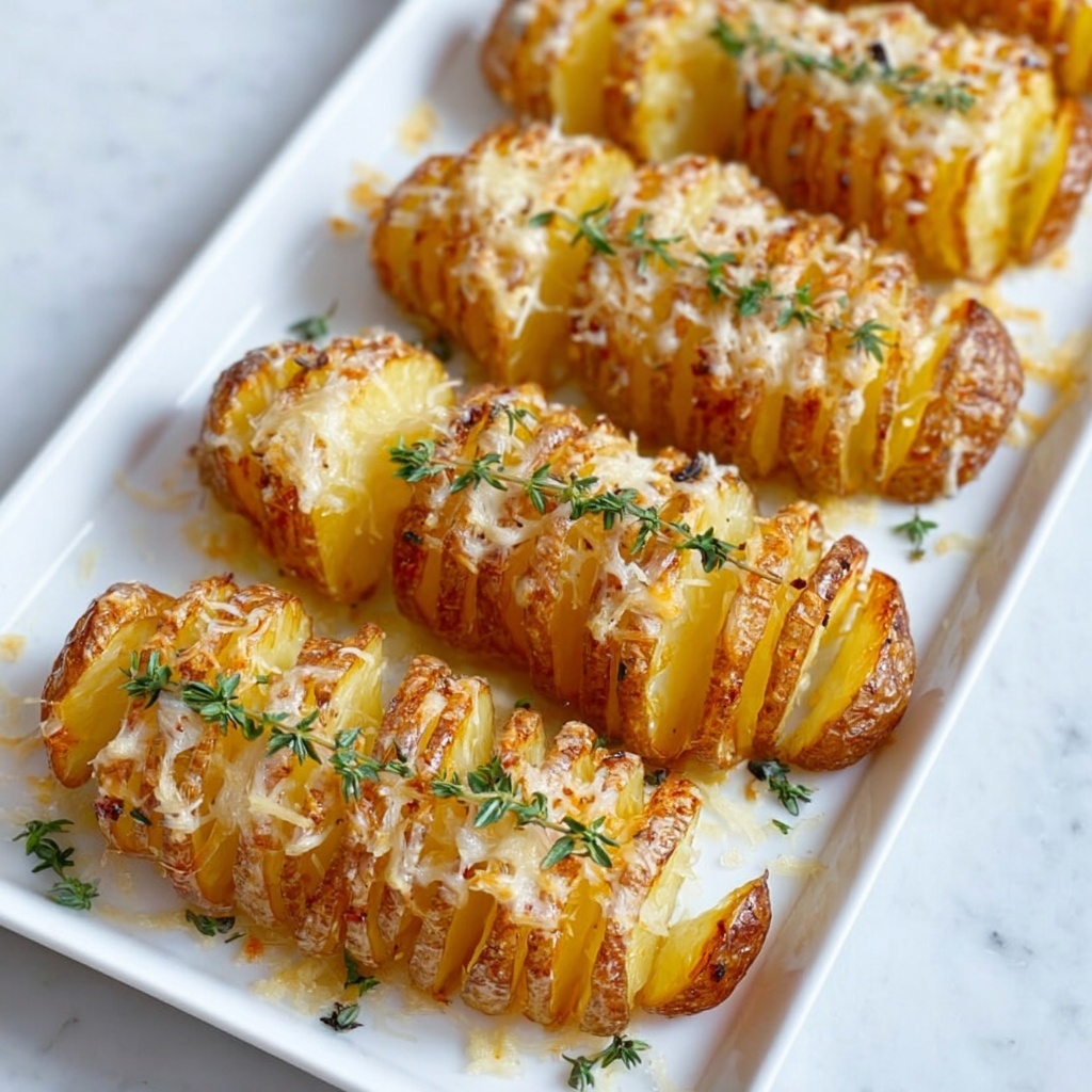 Crispy Garlic Domino Potato Bake Recipe - Recipe Image