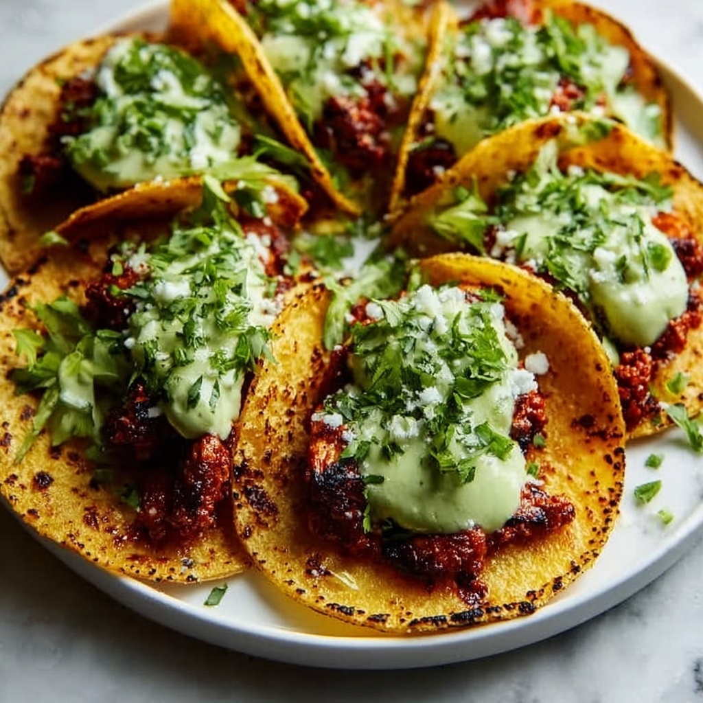 Spicy Hatch Chili Chicken Mini Tacos Recipe - Recipe Image