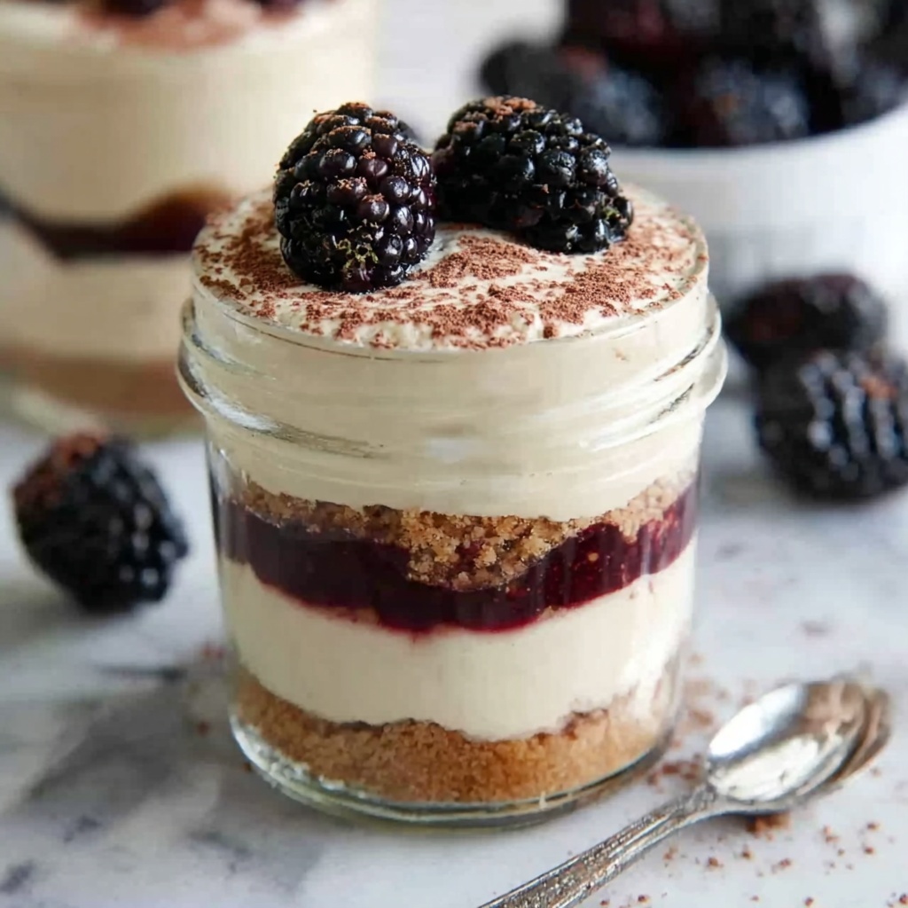High Protein Cheesecake Jars Recipe - Recipe Image