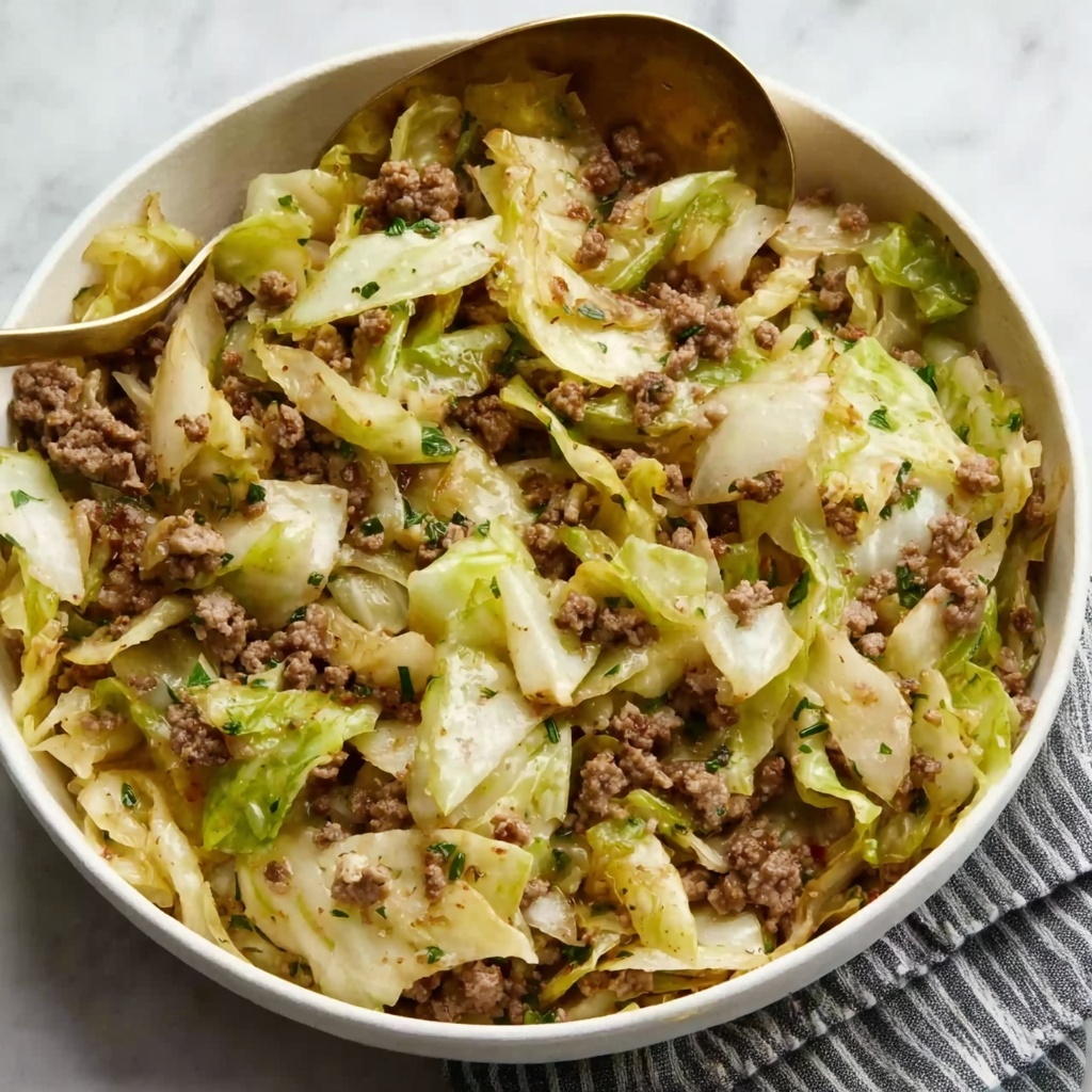 Ground Beef and Cabbage Skillet Recipe - Recipe Image
