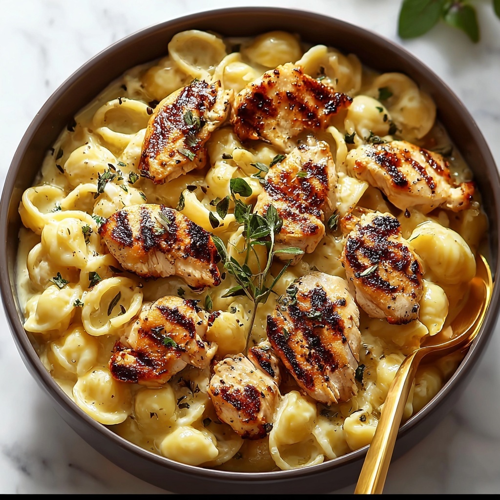 Creamy Chicken Orzo: A Simple and Delicious Recipe - Recipe Image