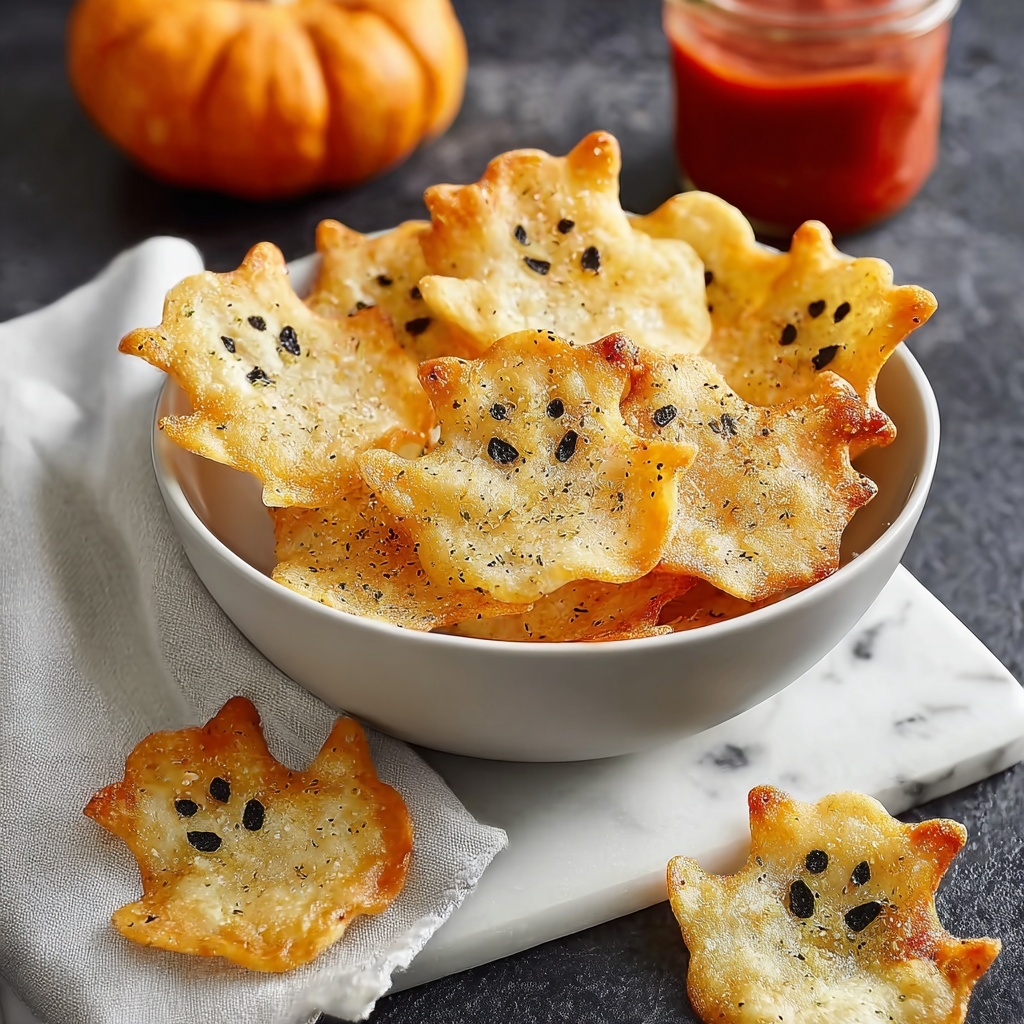 Spooky Baked Halloween Chips Recipe - Recipe Image