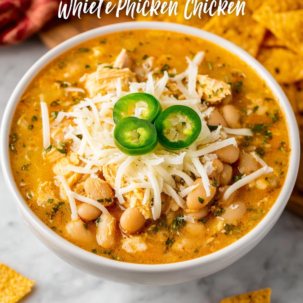 Slow Cooker White Bean Chicken Chili Recipe - Recipe Image