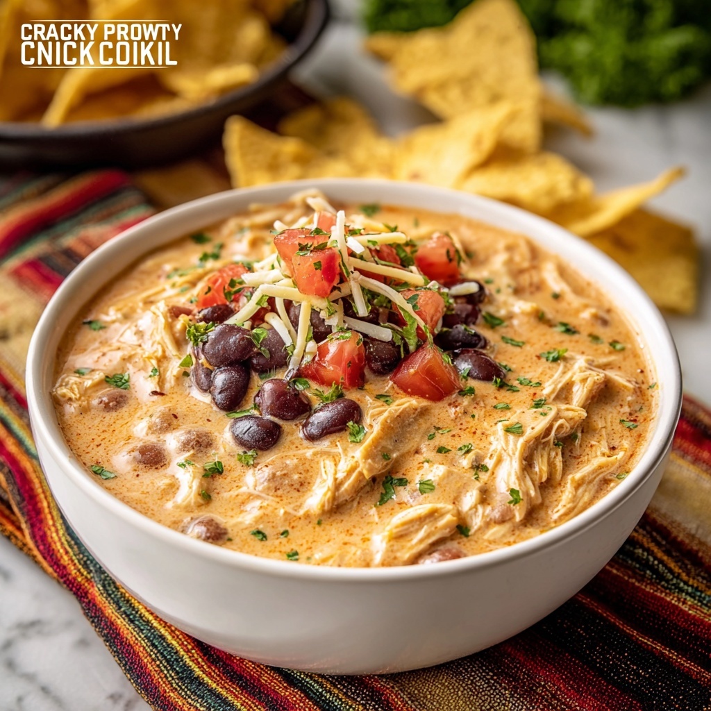 Slow Cooker Cream Cheese Crack Chicken Chili Recipe - Recipe Image