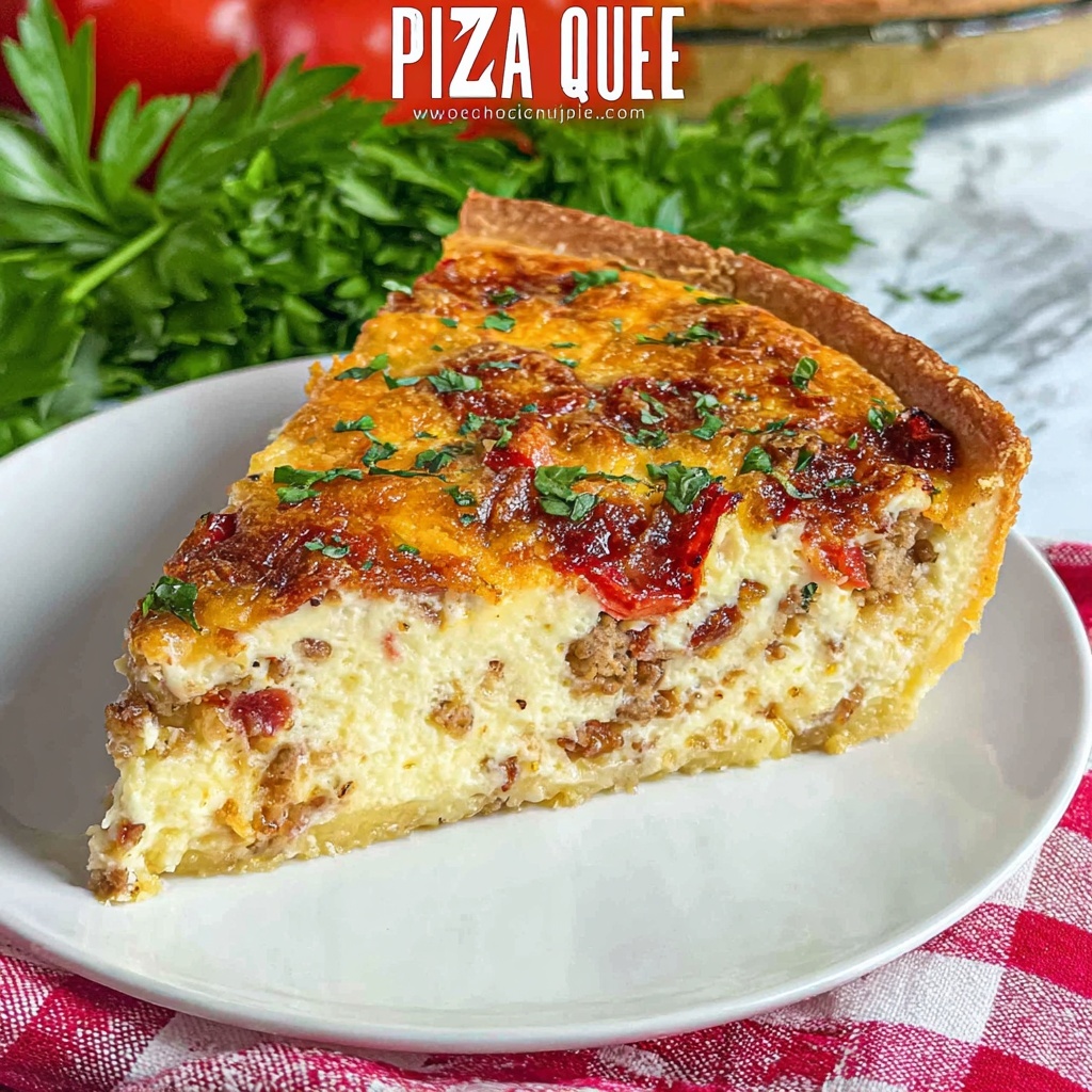 Pizza Quiche Recipe - Recipe Image