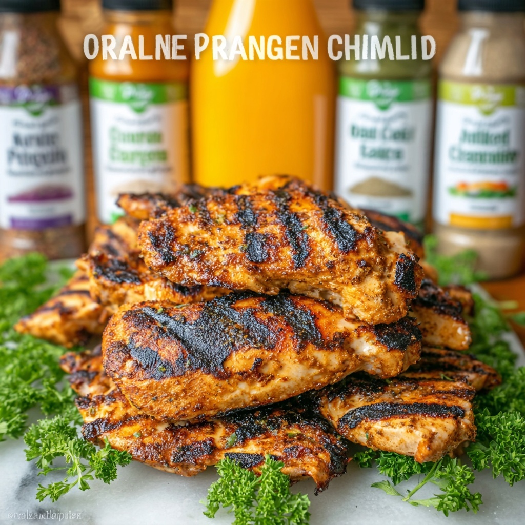 Grilled Orange Chicken Recipe - Recipe Image