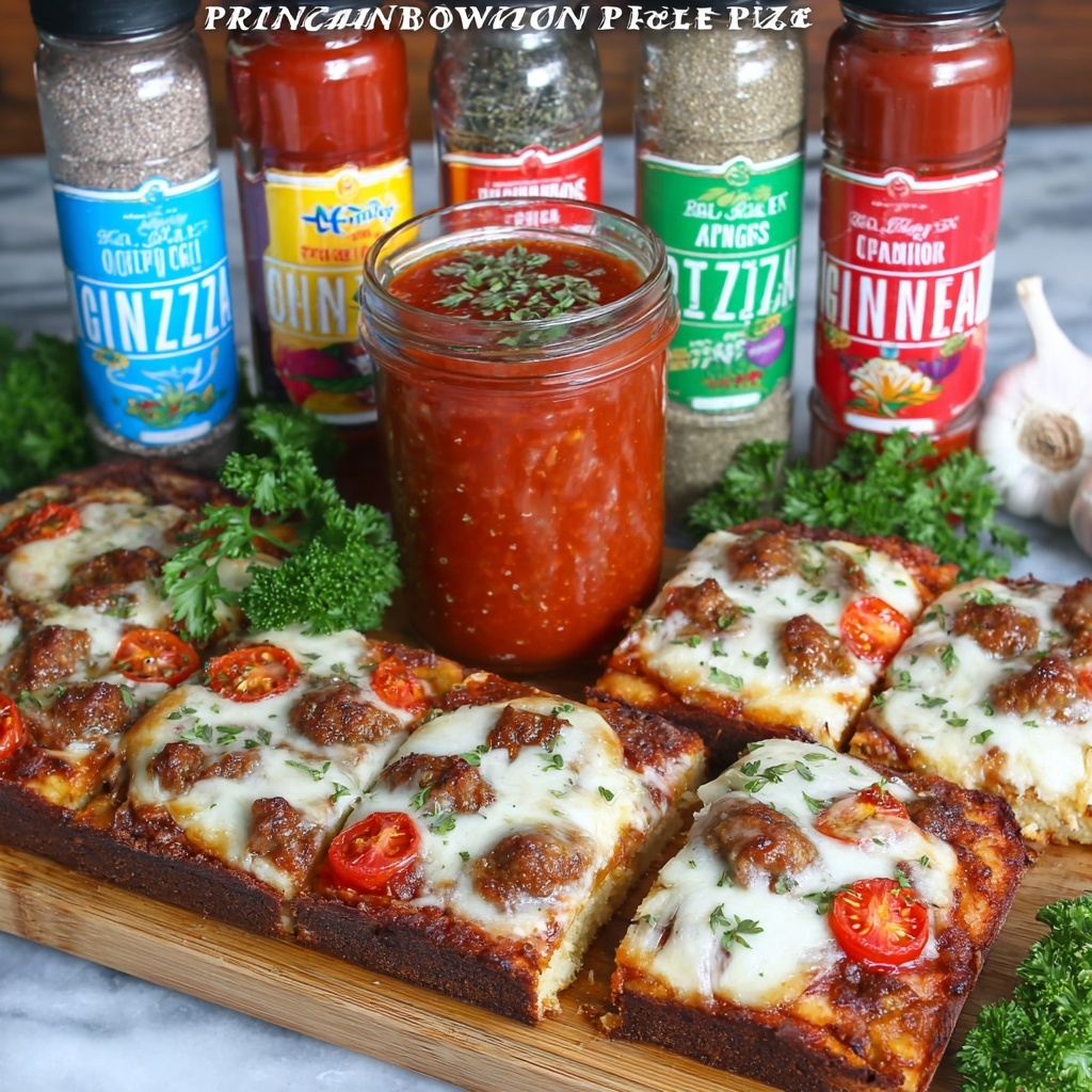 Homemade Pizza Sauce (Brownie Pan Pizza) Recipe - Recipe Image