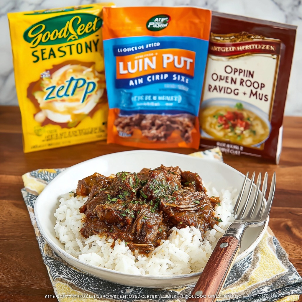 Slow Cooker Three Envelope Pot Roast Recipe - Recipe Image