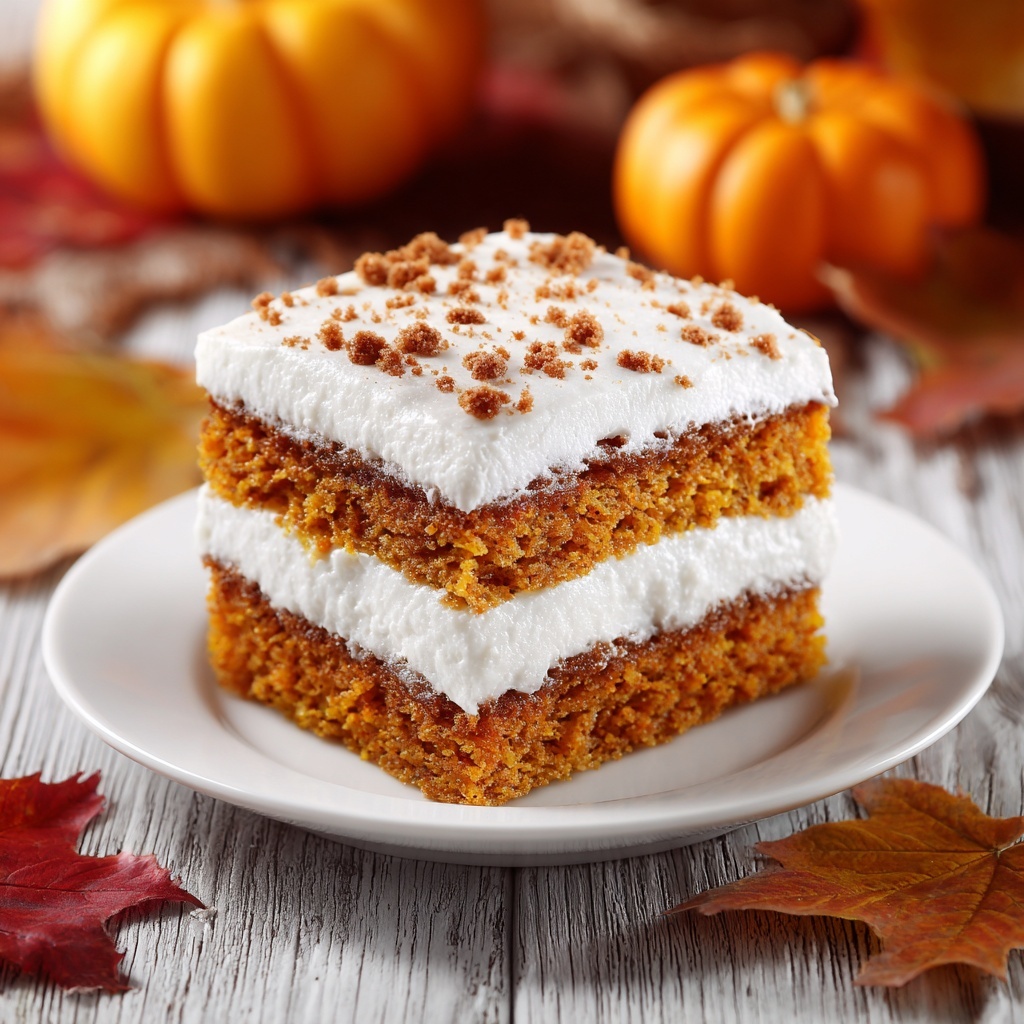 Pumpkin Cake with Cream Cheese Frosting Recipe - Recipe Image