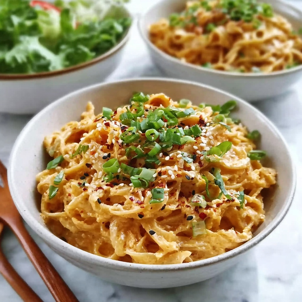 Easy Peanut Butter Ramen Noodles Recipe - Recipe Image