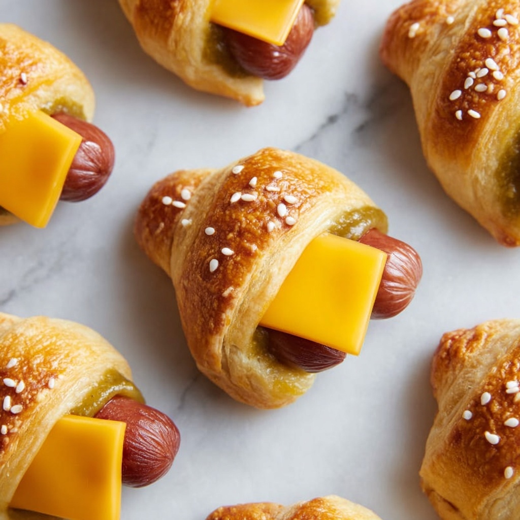 Cheeseburger Pigs in a Blanket Recipe - Recipe Image
