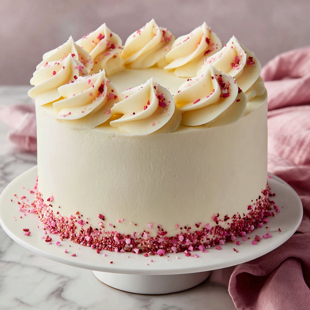 White Chocolate Mousse Cake Recipe - Recipe Image