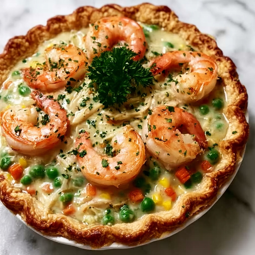 Florida Shrimp Cheddar Pie Recipe - Recipe Image