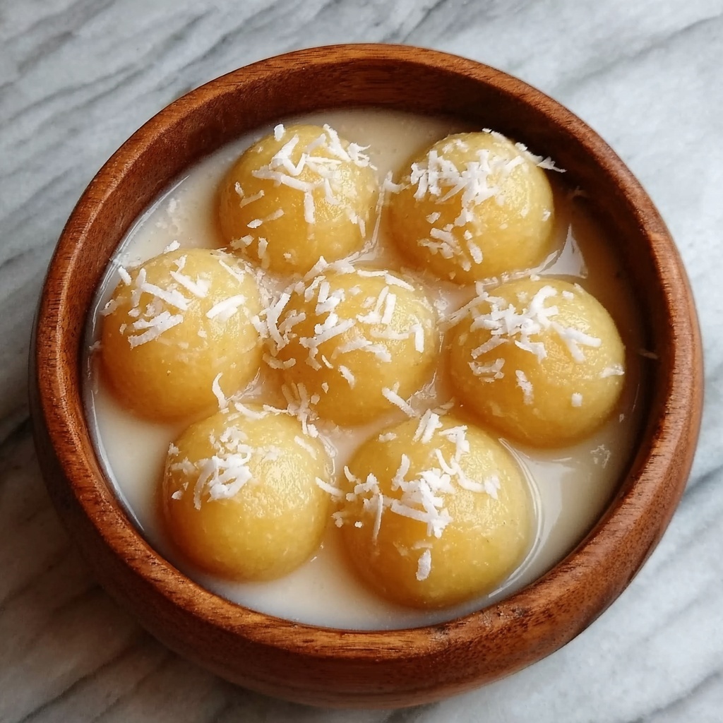 Easy Coconut Condensed Milk Balls Recipe - Recipe Image